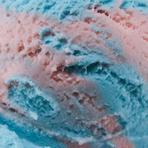Blue and pink cotton candy ice creams spun together for that whimsical carnival sensation!