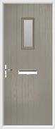 Cottage Rectangle Composite Door obscure glass