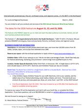 2026 Exhibitor Invitation Letter