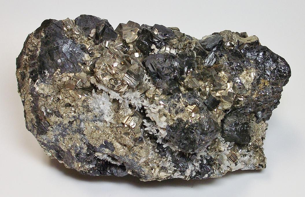 Sphalerite & Pyrite crystals Eagle Mine, Gilman, Colorado