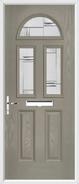 2 Panel 2 Square 1 Arch Composite Door regal corenet glass