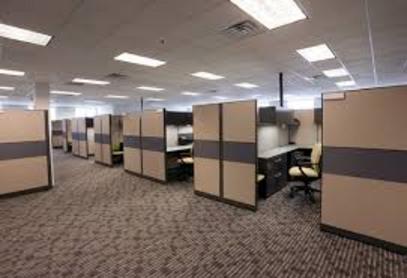 Carpeted office