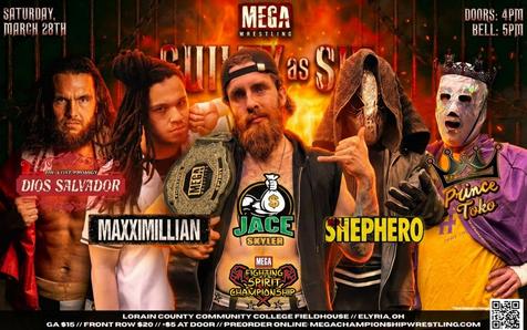 Fighting Spirit Championship: Dios Salvador vs Maxximillian vs Jace Skyler (c) vs Shephero vs Prince Taco