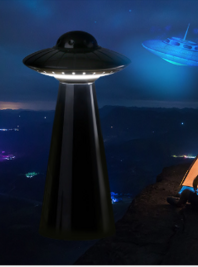 UFO Design USB Rechargeable LED Table Lamp Dimmable Reading Flicker-Free Light Smart Night Light Bedside Lamp Student Children