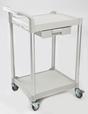 2 shelf hospital trolley