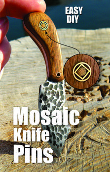 How to easily make Mosaic pins for custom knife making. www.DIYeasycrafts.com