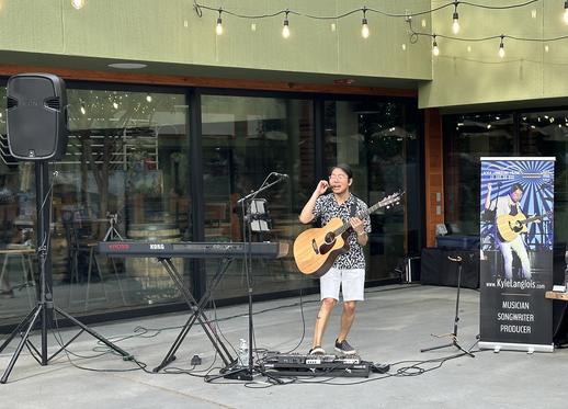 Kyle Langlois performs at Tree House Brewery, Deerfield, MA