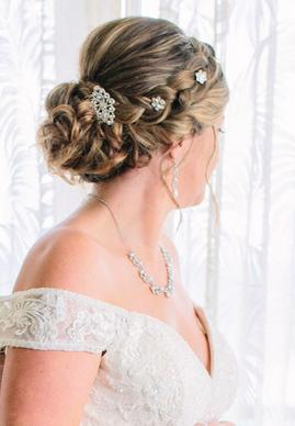 Bride braided updo | South Florida | DgPro Makeup And Hair