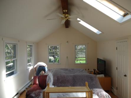 room before painting in Bridgewater, MA.