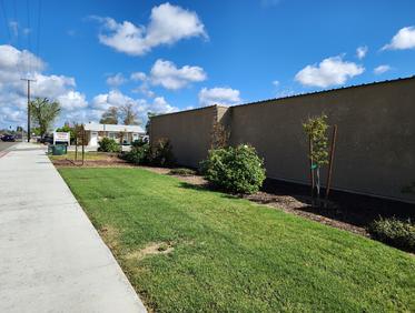 Exterior Landscaping for StorMax Self Storage in Hanford, CA 93230