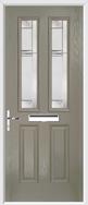 2 panel 2 square composite door regal corenet glass