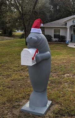 fiberglass manatee mailbox
