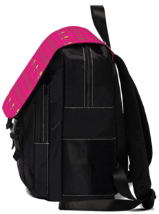 'Malien Monroe' POP ART Unisex Casual Shoulder Backpack in Pink