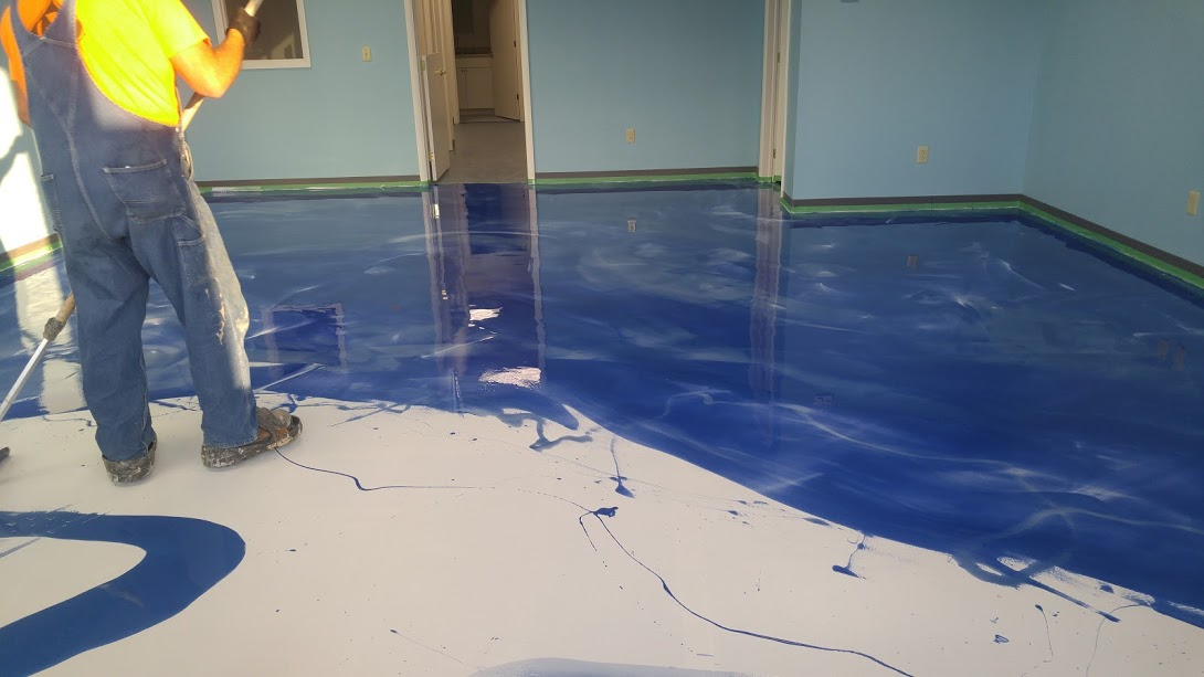 Installation of Metallic Epoxy Flooring