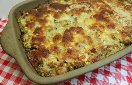 Spinach Artichoke Chicken Casserole Low Carb/Keto Friendly