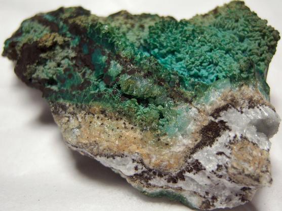 Chrysocolla pseudomorphs after Hemimorphite crystals, 79 Mine (79th Mine; Seventy-Nine Mine; Seventy-Nine property; McHur prospect), Chilito, Hayden area, Banner District, Dripping Spring Mts, Gila County, Arizona, USA, ex Grace and Kennard Borden, ex Morris Museum