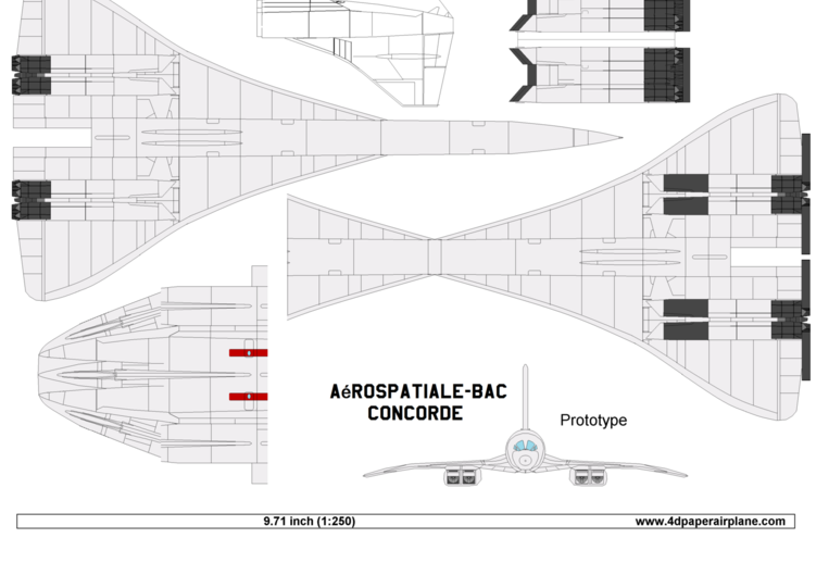 paper aircraft template design