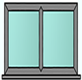 Style 19 anthracite grey window