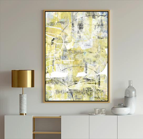 Beige and gray abstract art, #abstract art, #Dubois art, #gray art