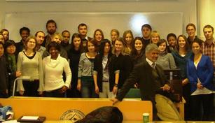 Lyal S. Sunga teaching in Lund Sweden masters class