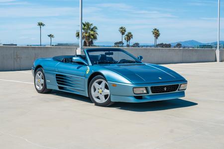 1994 Ferrari 348 Spider 6 Speed Manual for sale at Motor Car Company in San Diego California Azzurro Hyperion Met. FER 517/C