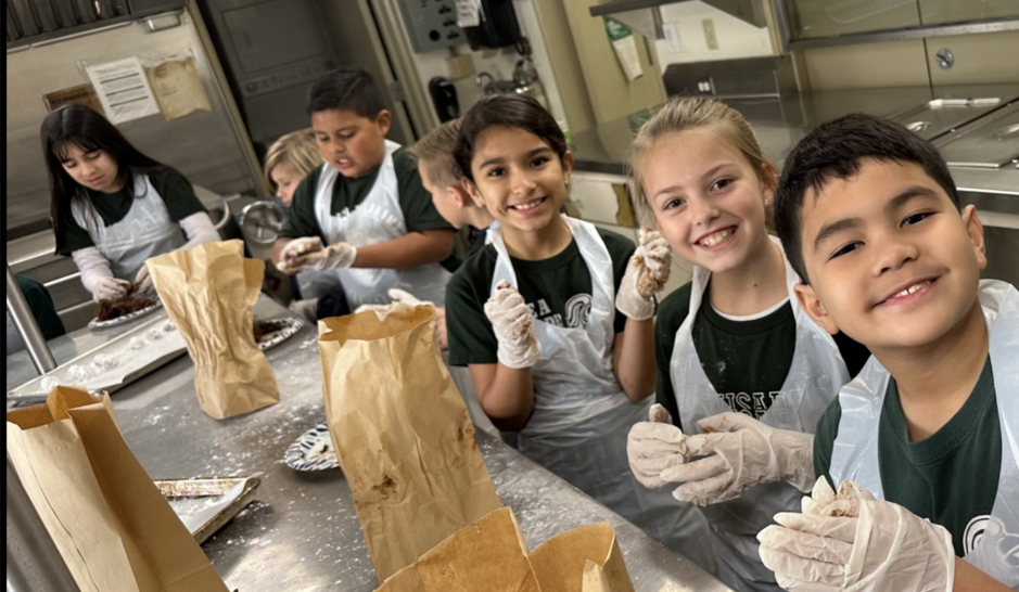 Happy Students doing Cooking Project