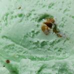 Irresistible almond-flavored ice cream churned with crisp pistachio nuts.