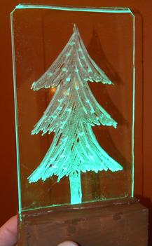 How to make a LED Plexiglass Christmas Decoration. www.DIYeasycrafts.com