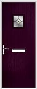 Cottage Square Composite Door fusion glass