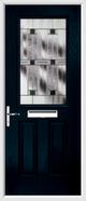 2 Panel 1 Square Composite Door aspen glass