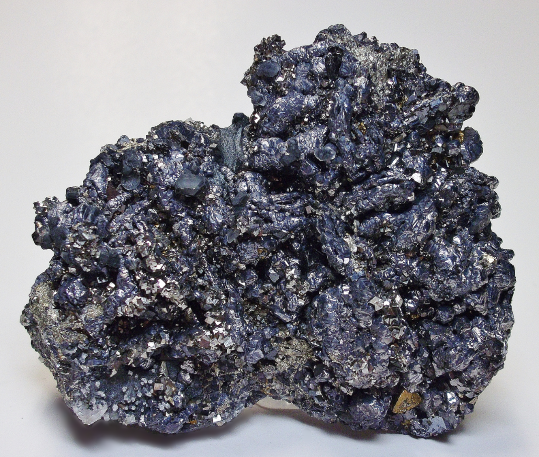 Boulangerite, Galena & Sphalerite crystals - Trepca complex, Kosovo