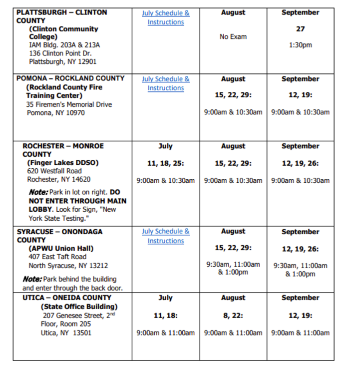 NY Notary Exam Schedule Prep