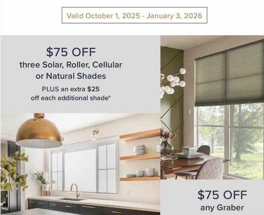 Graber sale