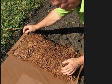 weed recede bagged bag mulch rock weeds helps block