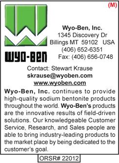 Wyo-Ben, Bentonite