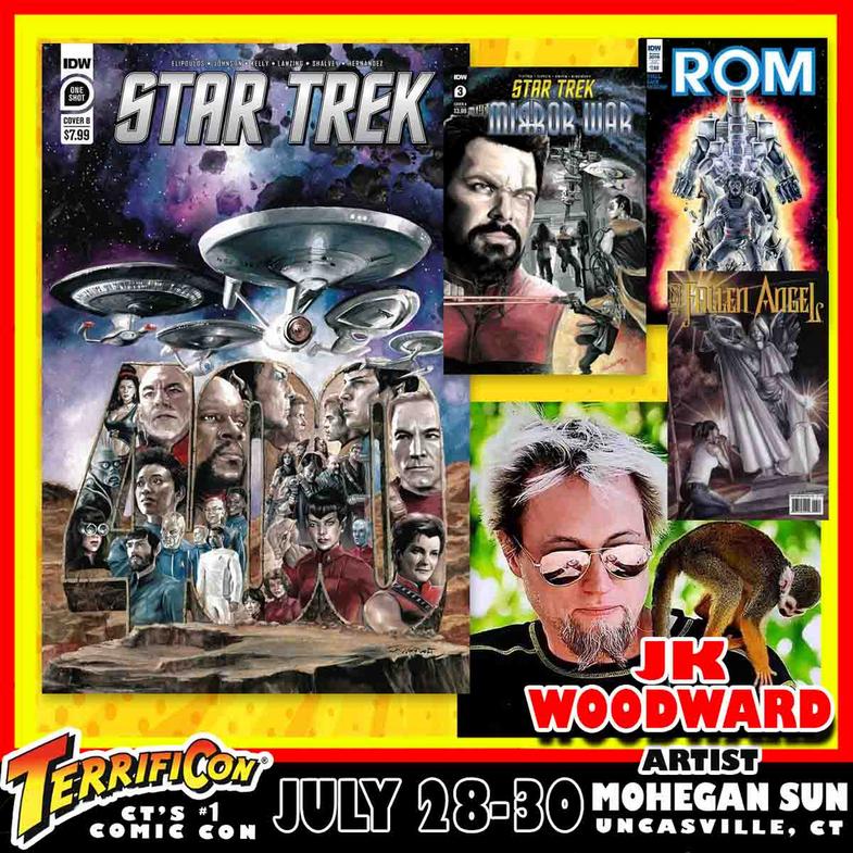 JK WOODEARD terrificon Connecticut's #1 comic con