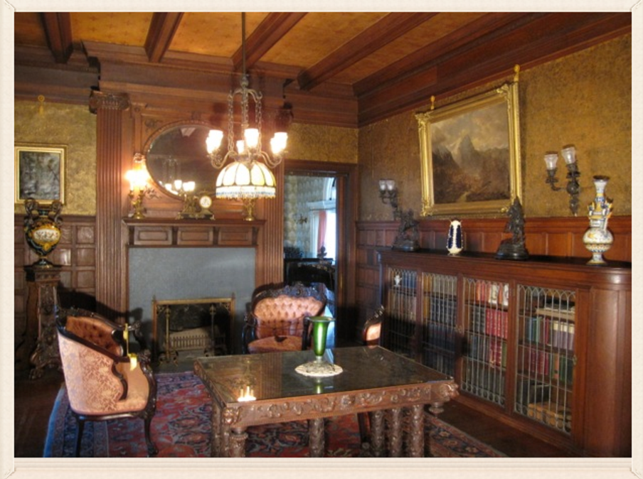 Reception Room at Rockcliffe Mansion in Hannibal Missouri