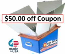 $50 coupon off Sun Oven Purchase