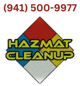 Hazmat Cleanup logo representing biohazard cleanup services in Sarasota, FL