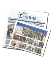San Marino Tribune Old Fashioned Carolers