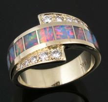 Hileman opal inlay ring repaired to new condition.