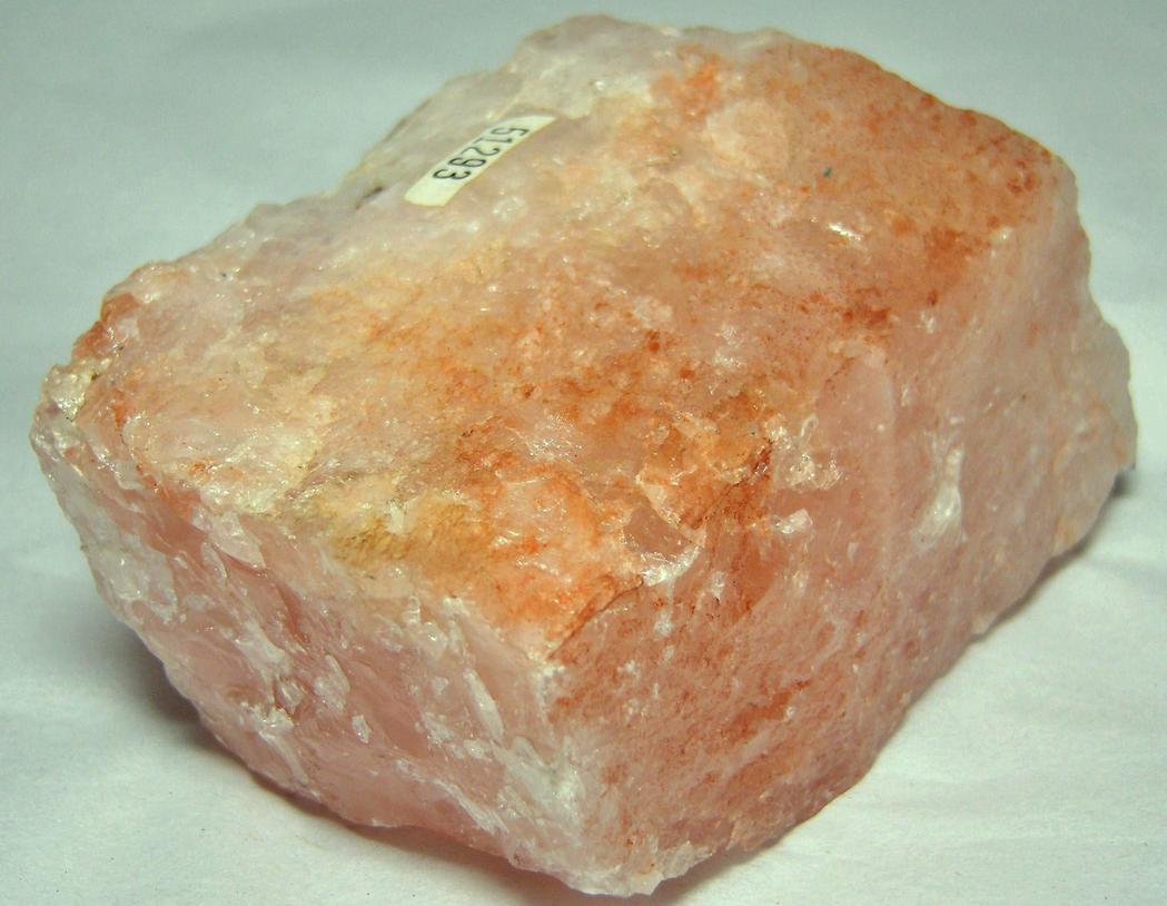 ROSE QUARTZ - Lyndoch Township (Hines Mine), Renfrew County, Ontario, Canada - ex Harold D. Levey "Mineral Hill"