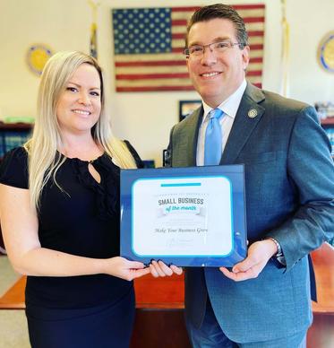 Make Your Business Grow Small Business of the Month Jay Obernolte Angela Sorrell