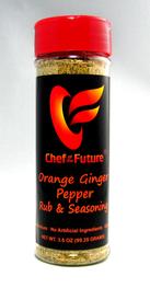 Orange Ginger Pepper Seasoning Rub-Chef of the Future-Your Source for Quality Seasoning Rubs