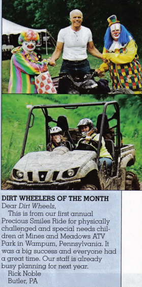 Mines and Meadows Featured in Dirt Wheel Magazine