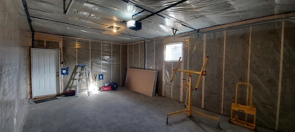 Installing Insulation and Drywall in Your Garage | FT Property Services Inc. | Calgary, Alberta