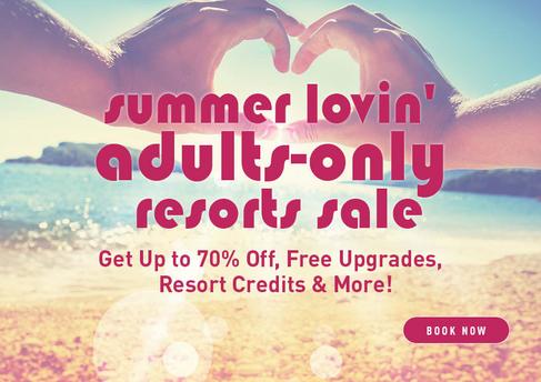 Adults only all inclusive vacation packages, up to 70% off!