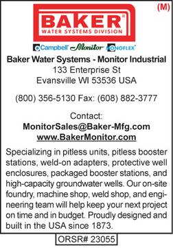 Baker Water Systems, Monitor Industrial, Pitless Products