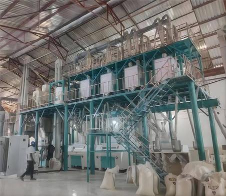 HDF 100t corn flour mill machine in Nigeria