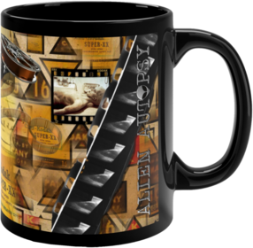 Alien Autopsy 1947 film Black Glossy Mug ​by Spyros Melaris